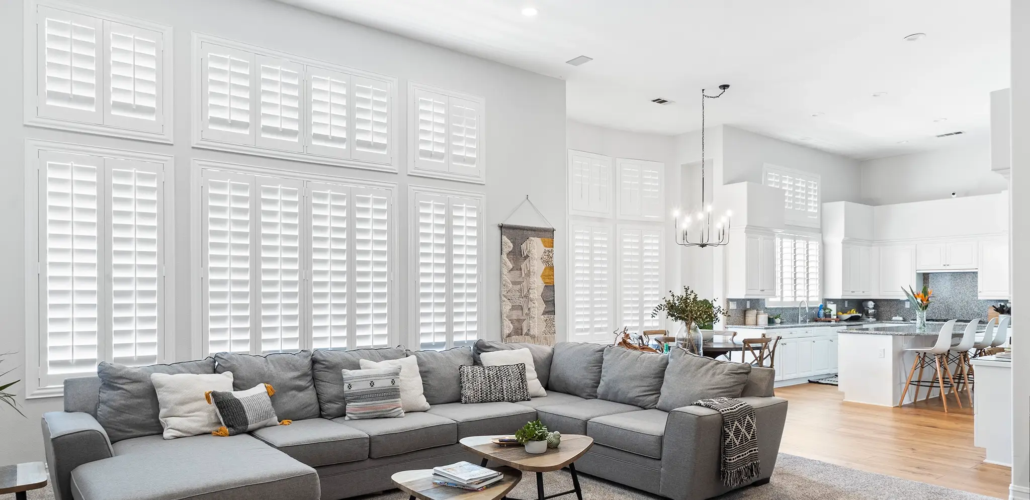 Shutters in a San Jose living room