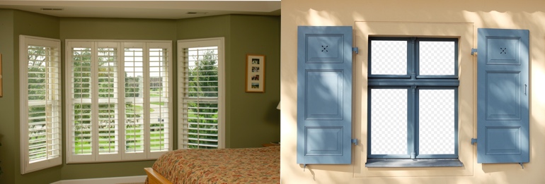 San Jose California interior and exterior shutters