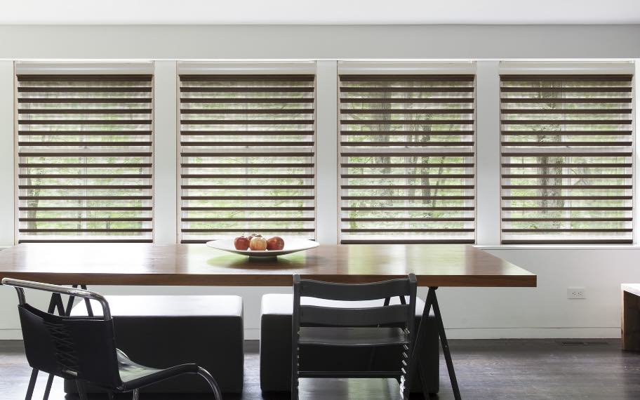 Shutters in a kitchen in San Jose