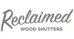 Reclaimed wood shutters logo