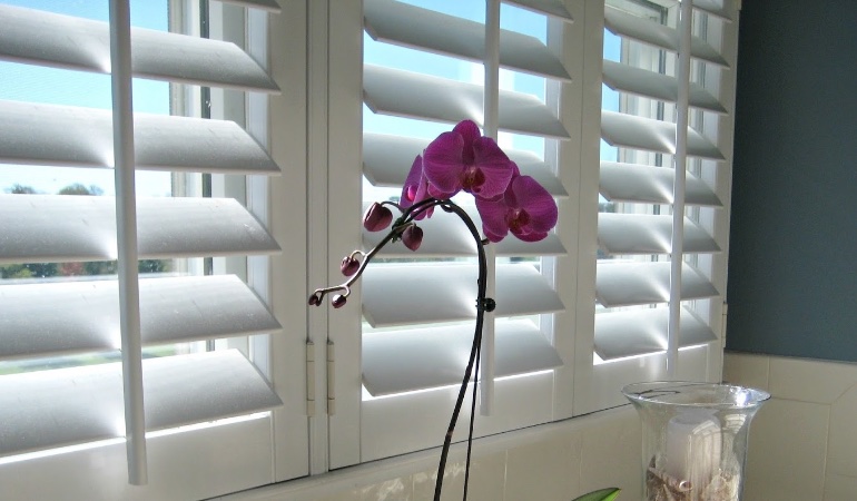 Plantation shutters are constructed with recyclable materials. Faux wood plantation shutters in San Jose